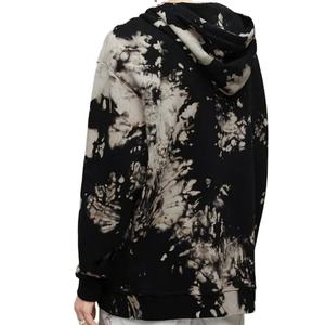 Venta al por mayor Unisex Tie Dye Hoodies logotipo personalizado 100% algodón peso pesado Anti-Shrink Street Style Pullover puff impresión Sudadera con capucha - Product Image 2