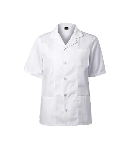 Mowell White Lab Coat for Doctors/Students/Nursing Staff/Lab Assistants | Cotton Lab Coat for doctor half and long sleeve