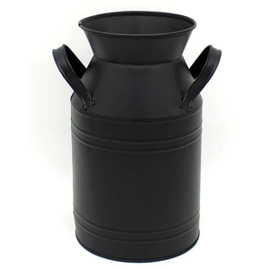 Jarrón decorativo de acero inoxidable estilo granja moderno, maceta y cubo de mesa galvanizada para boda para uso doméstico - Product Image 5