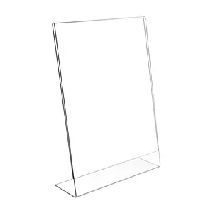 A4 A3 A5 Acrylic Clear Advertisement Display Stand Sign Holder Picture Paper  Menu Photo Frame - China Display Rack and Acrylic Rack price