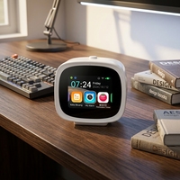Réveil intelligent IA pas cher en gros pour enfants, entraînement au sommeil, écran tactile LCD, fonction Snooze, contrôle vocal, analyse de santé IA, version mondiale