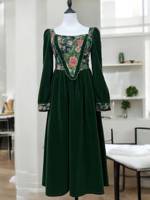 100% rayonne tissus doux Maxi Blockprint Maxi tenue décontractée pour femmes col ouvert rayonne du fabricant et exportateur indien
