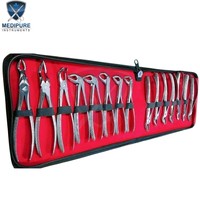 Set tang Dental, instrumen bedah ekstraksi gigi canggih, alat Dental Stainless Steel