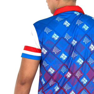 Nouveau Vente en Gros Meilleur Prix Hommes pour Polos avec Impression par Sublimation Col Rabattu Street Wear en Bas quantité minimale de commande Haute Qualité - Product Image 6
