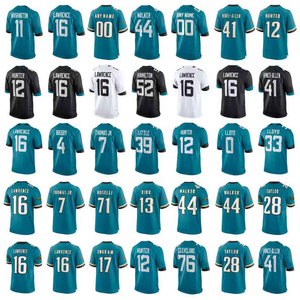 Jaguars personnalisés 2025 1 #   ETIENNE JR 16 # Lawrence 45 #   CHAISSON 15 #   Maillot de football américain et de rugby personnalisé, chemises brodées - Product Image 1