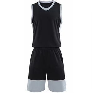 Dernier design, uniforme de basket-ball sur mesure, respirant, grande taille, vêtements de sport unisexe, 100% polyester, évacuation de l'humidité - Product Image 5