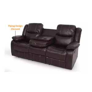 Fauteuil inclinable en similicuir italien ROME 3S - Product Image 4