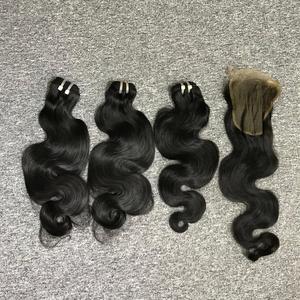 ชุดต่อผมมนุษย์บริสุทธิ์100% เวียดนามชุดเต็มรูปแบบ200ความหนาแน่น4by4คลื่นปิด HD สีธรรมชาติ - Product Image 4
