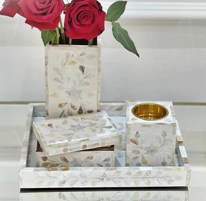 Quemador de Incienso con Incrustaciones de Nácar, Estilo de Medio Oriente, Aromático y Ecológico, Nuevo Diseño, Regalos para Ramadán y Eid - Product Image 4