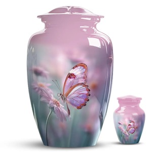 จำหน่ายส่ง โกศบรรจุอัฐิลายดอกไม้ สำหรับเก็บเถ้ากระดูก ใช้ในงานศพและใช้ในบ้าน มีจำหน่ายในราคาขายส่ง - Product Image 5