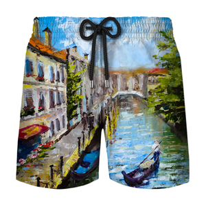 Pantalones cortos de playa para hombre, bañadores cortos que cambian de Color de agua, traje de baño de verano, pantalones cortos de secado rápido - Product Image 3