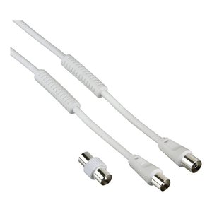 Cable de Antena Blanco de 3 Metros con Adaptador 85 DB 00205301, Cable de Audio y Video - Product Image 1