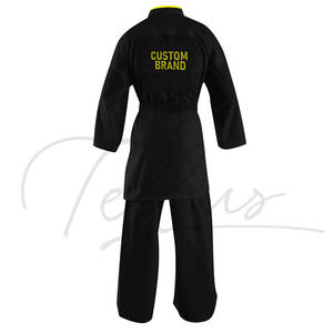 Nuevo Uniforme de Lucha Libre 2026, Conjuntos con Cuello en V, 100% Algodón Elástico, Logotipo Frontal, Ropa de Artes Marciales de Venta Caliente - Product Image 4