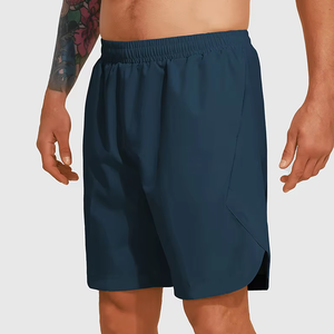 กางเกงออกกำลังกายขาสั้นผู้ชายกางเกงขาสั้นถักแบบถักแห้งเร็วมีกระเป๋าสำหรับใส่ออกกำลังกายวิ่งโลโก้ได้ตามต้องการ - Product Image 3