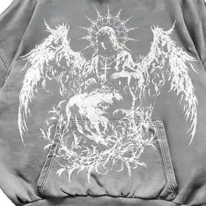 2024 Venta caliente 100% Sudaderas con capucha de algodón Use una sudadera regular para la venta Imprimir con capucha Color Panel Street para hombres de alta calidad de gran tamaño - Product Image 6