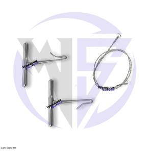 Sierra de alambre Gigli de alta calidad, instrumento de corte de hueso veterinario para cirugía, entrega rápida quirúrgica reutilizable - Product Image 3