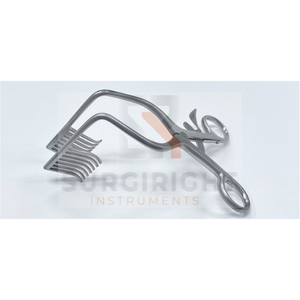 Rétracteur Cérébellaire Miskimmon 200mm 7x7 à Pointes Angulées en Acier Aiguisé, Instrument Orthopédique Manuel par Surgiright Instruments - Product Image 6