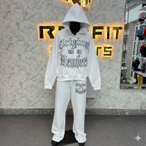 Meilleure Vente Qualité Pure Fabriqué en Usine Client Demandé Prix Bas Survêtement à Fermeture Éclair Pour Hommes Style Unique Nouveau Design Survêtements pour Hommes - Product Image 5