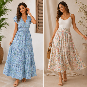 Tela Crepé de Algodón 100% Tejida, Ligera, Transpirable, Ecológica, Lisa, de Diseño Personalizado, para Vestidos de Verano - Product Image 3