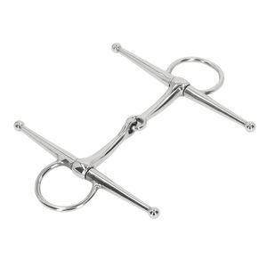 Bocado Ecuestre de Acero Inoxidable Resistente, Control Fuerte, Resistente al Óxido, Acabado Liso, Cómodo para Entrenamiento y Competición - Product Image 1