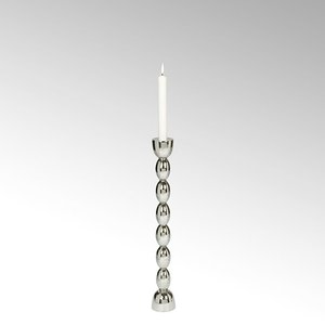 Set of 2 <b>Silver</b> Taper Candle Holder for Home Decor - Product Image 6