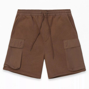 Short cargo décontracté pour hommes Hip Hop Offre Spéciale avec couleur unie et logo personnalisé méthode de tissage non tissé conception de poche à la mode - Product Image 4