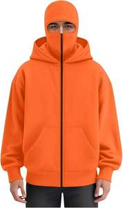 Ninja Mask Hoodie Winter Custom Logo Printed Oversized Streetwear <b>Balaclava</b> Hoodie - Product Image 3