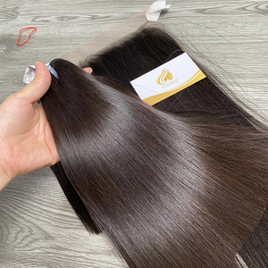 Minh Khang cheveux Vietnam offre le meilleur prix 100% extensions de cheveux humains de trame de peau vierge brute tailles variées 8-30 pouces os - Product Image 1