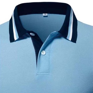 Col montant avec bouton coton de qualité supérieure OEM Logo personnalisé vêtements pour hommes t-shirts High Street Wear hommes polo toutes tailles - Product Image 4