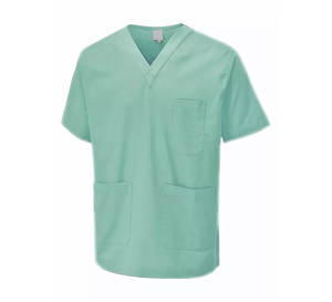 Camisetas de manga corta hechas a medida de alta calidad para hombre, uniformes de hospital OEM ligeros y transpirables en colores/tamaños personalizados - Product Image 2