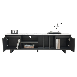 Morra Solid Wood and MDF TV <b>Stand</b> 2M Console <b>for</b> Living Room and Bedroom Elegant Oak Furniture <b>for</b> Home Use - Product Image 3