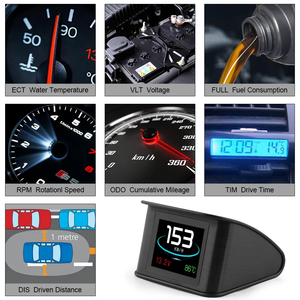 เครื่องวัด <span class=keywords><strong>P10</strong></span>ดิจิตอล <span class=keywords><strong>OBD2</strong></span>มิเตอร์แสดงความเร็วอุปกรณ์อิเล็กทรอนิกส์สำหรับรถยนต์ - Product Image 6