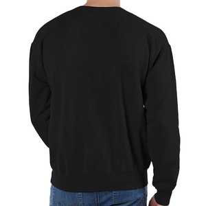 Sweat-shirt décontracté streetwear pour hommes, qualité OEM, épais, en polyester et coton, pull-over uni décontracté, vente en gros - Product Image 5