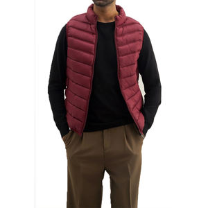 Speedy Industry Veste d'hiver courte pour femmes Smart Casual col montant Gilet bouffant avec poches chaudes Vêtements d'extérieur sans manches - Product Image 2