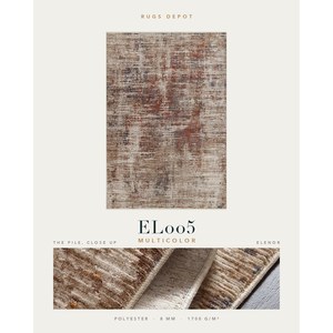 พรมโพลีเอสเตอร์ขายส่ง รุ่น ELENOR EL005 หลายสี ผลิตด้วยเครื่องจักร พรมตุรกี สำหรับห้องนั่งเล่น โครงการโรงแรม - Product Image 2