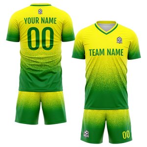Uniforme de fútbol unisex de alta calidad Conjunto de equipo de nuevo diseño con opción de nombre personalizado Impermeable y transpirable - Product Image 1