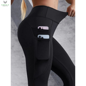 Pantalon de fitness taille haute pour femme Stretch Tight pêche Fesses Lifting Yoga Shorts Pantalon de survêtement de course à séchage rapide avec motif solide - Product Image 2