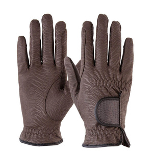 Guantes de Cuero de la Mejor Calidad de YING ENTERPRISES, Guantes Personalizados para Montar a Caballo en Invierno, Unisex, Resistentes al Desgaste y Transpirables - Product Image 3