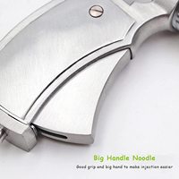 Pistolet à seringue réglable semi-automatique en métal, 50ml, outils de détection continue de nombreux animaux, pour cheval, mouton, bétail, cochon