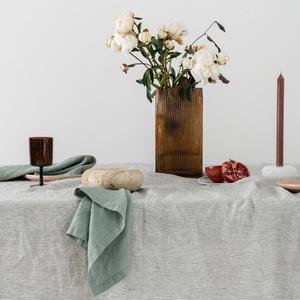 Serviettes en lin adoucies | Serviettes en lin lavées à la main pour Noël, mariage et fête | Table de cuisine réutilisable - Product Image 5