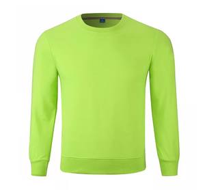 Sweat-shirt à col rond épais pour femme en polyester/coton, hiver, couleur unie, éco-responsable, avec logo personnalisé, vente en gros - Product Image 3