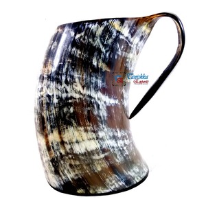 Haute qualité à la main Viking cornes à boire religieux Animal Dragon loup sculptures jeu trônes articles décoratifs - Product Image 1