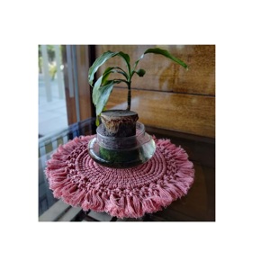 Manteles individuales de macramé multicolor Diseño industrial Acabado natural Forma personalizada Artículos de mesa más exigentes para restaurantes - Product Image 4