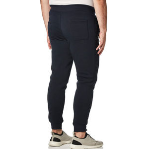 Pantalon droit décontracté pour homme, coupe large, en toile écologique et respirante, taille mi-haute, avec logo personnalisé - Product Image 4