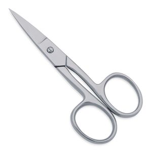 Curved Beauty Scissors Plastic Handle Stainless Steel Fine Arrow Long Handle for Thick <b>Nails</b> Precision Cutting Sharp Blade Tip - Product Image 2