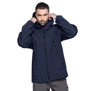 Veste bomber à capuche en softshell épaisse pour homme et femme, design personnalisé, haute qualité, écologique, imperméable, respirante, coupe-vent, hiver - Product Image 6