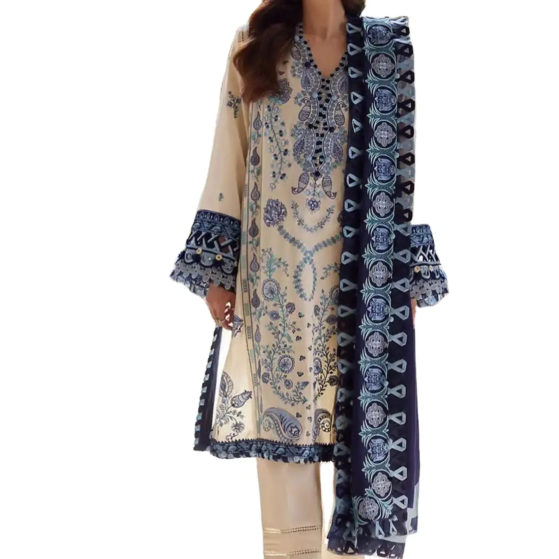 Vestidos indios y paquistaníes de alta calidad. Elegir conjuntos elegantes, hermosos bordados, perfectos para eventos.