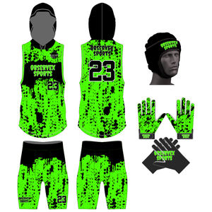 Uniforme de Entrenamiento de Fútbol Americano 7v7 |   Conjunto Deportivo Transpirable de Compresión Sublimada para Adultos - Product Image 1