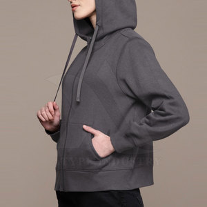 Uso al aire libre Sudaderas con capucha de gran tamaño para mujer Diseño personalizado Sudaderas con capucha transpirables para mujer Sudaderas con capucha de color sólido para mujer - Product Image 3