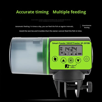 Distributeur automatique de nourriture pour aquarium, distributeur automatique de nourriture pour poissons, minuterie réglable, portion de 200 ml, grande capacité pour les vacances, réservoir